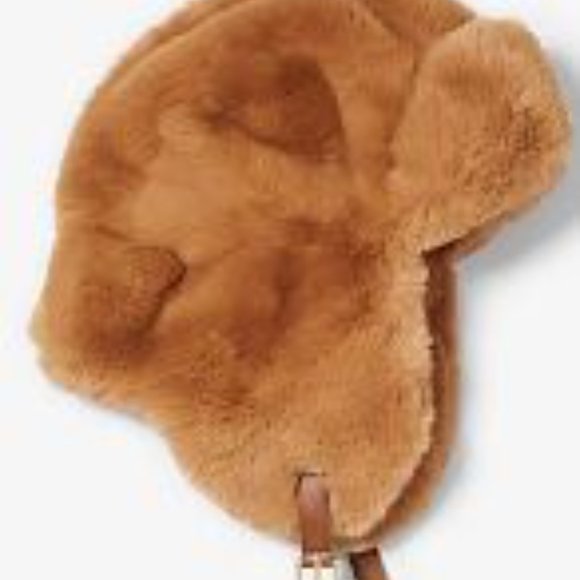 MICHAEL KORS Faux Fur Trapper Hat in Luggage Brown - Picture 5 of 5